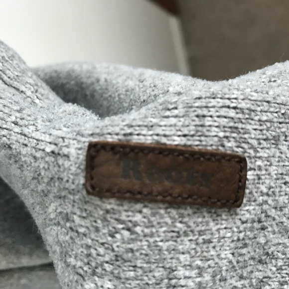 Roots Jersey Fabric Grey Snap-Button Coat - Picture 4 of 8